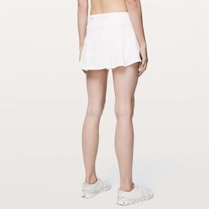 lululemon athletica White Pleated Tennis Skort